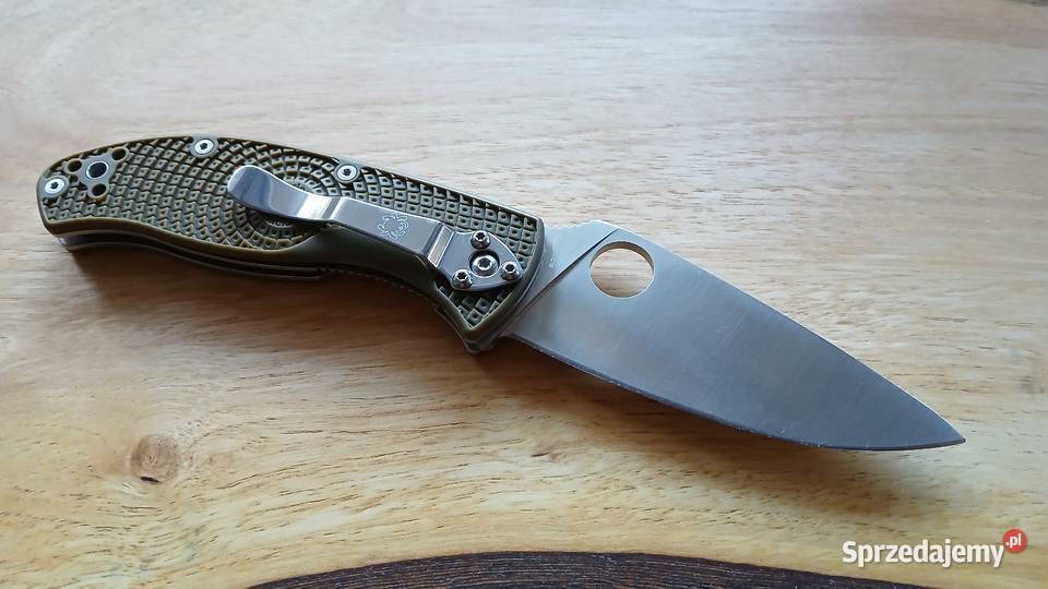 Folder Spyderco Tenacious FRN Plain Edge Green lubelskie Lubartów
