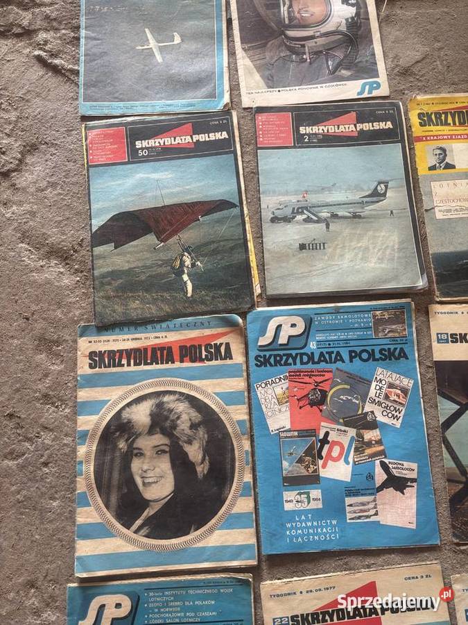 stare gazety PRL Skrzydlata Polska Łowiec Polski