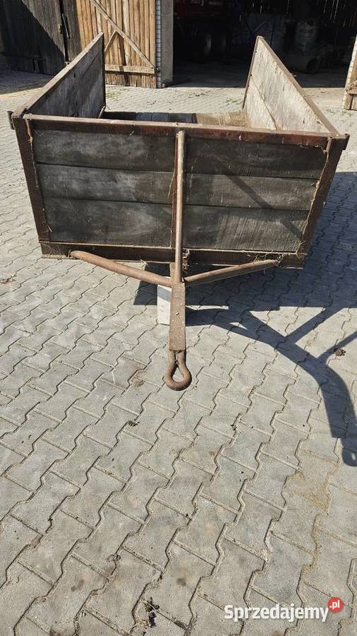 wózek jednoosiowy kibitka mała przyczepka lekka Goszczanów