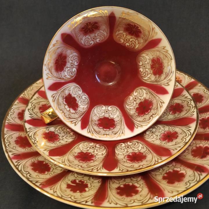 Ekskluzyywn Zestaw Śniadaniowy Bavaria Karmazyn sprzedam