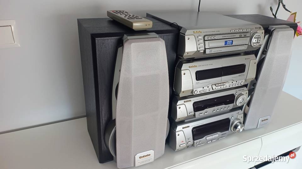 Wieża Technics dv290 z DVD i MP3 Najwyższy model Audio Mroczeń sprzedam