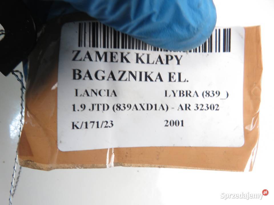 ZAMEK KLAPY LANCIA LYBRA