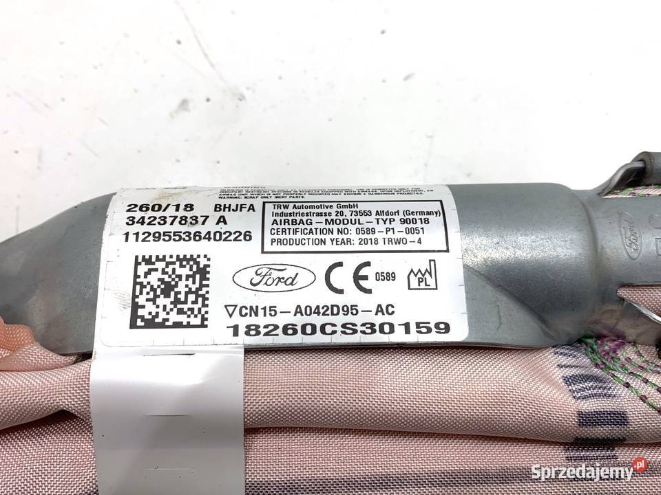 KURTYNA POWIETRZNA LEWY FORD ECOSPORT