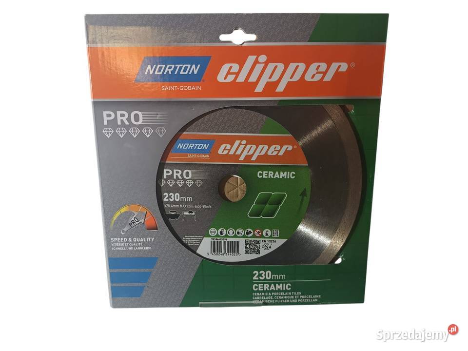 Tarcza diamentowa Norton Clipper PRO CERAMIC Katowice sprzedam