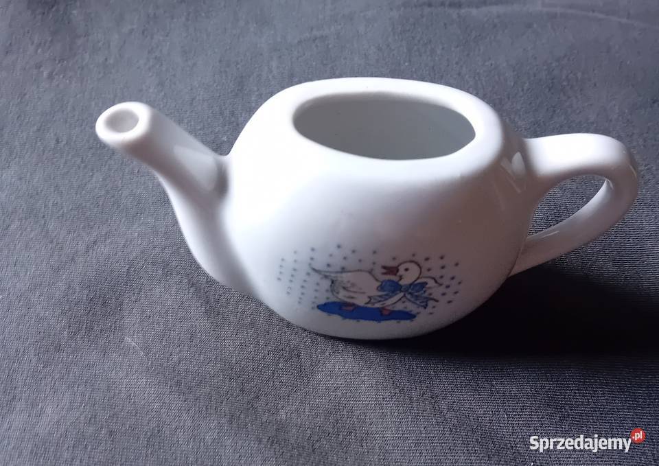 Porcelanowy dzbanek lalek dekoracja kaczka druga wielkopolskie