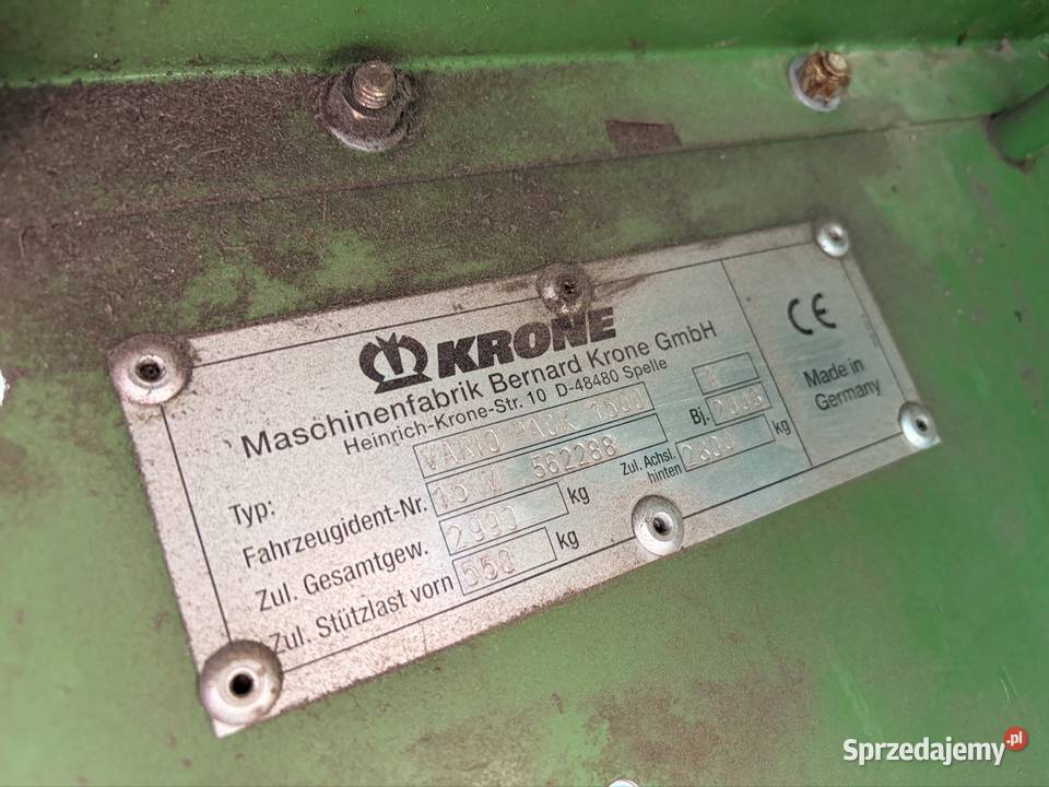Prasa rolująca Krone Vario Pack 1500 belująca nieuszkodzony