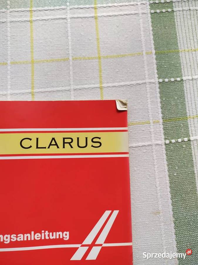 Kia Clarus instrukcja język niemiecki Etui śląskie Jaworzno sprzedam