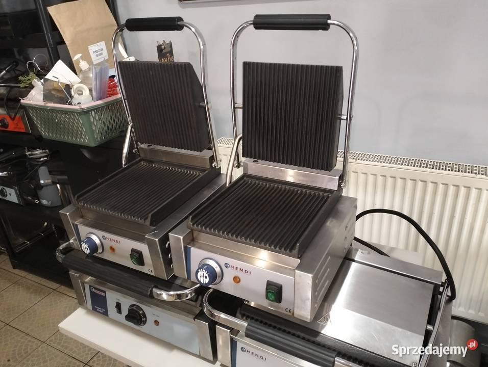 Grill kontaktwy gastronomiczny Ryflowany Hendi