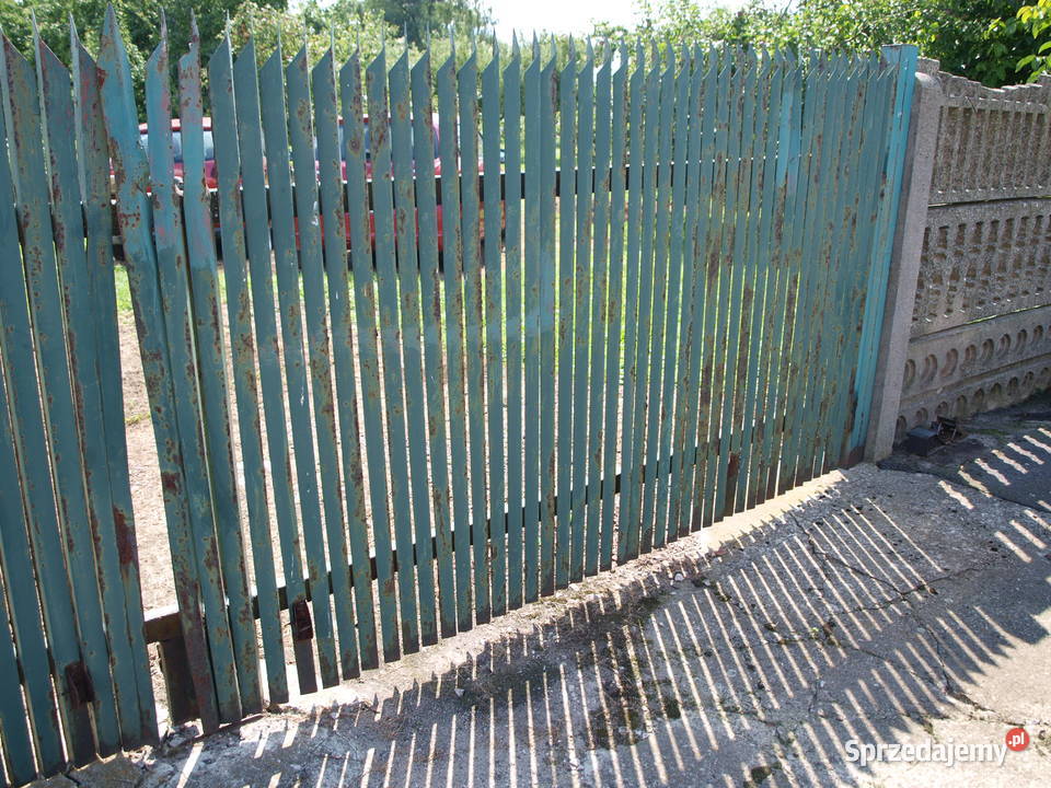 Brama wjazdowa dwu skrzydłowa 470 Furtka 1 m sprzedam