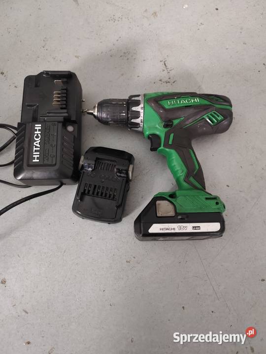 Hitachi wkrętarka ds18djl Wiertarki i wkrętarki małopolskie Dobczyce sprzedam