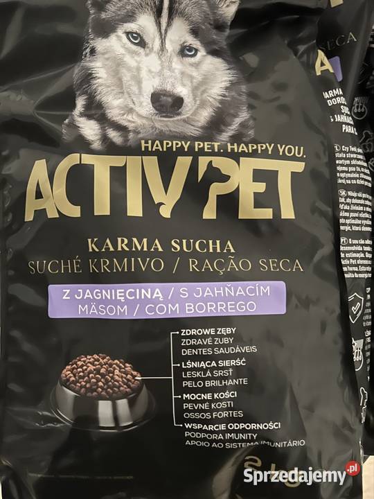 Karma sucha z jagnięcina psów dorosłych