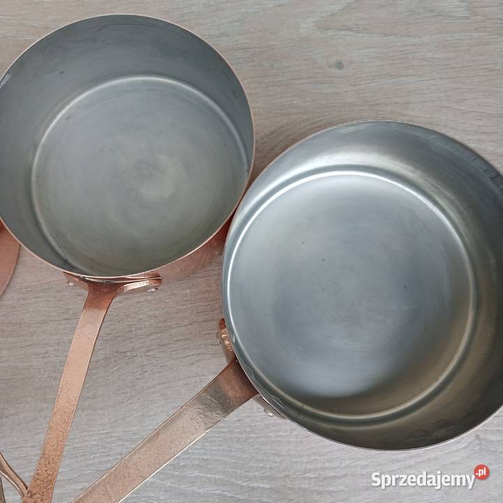 Miedziany garnek miedziane rondle komplet 4 Warszawa