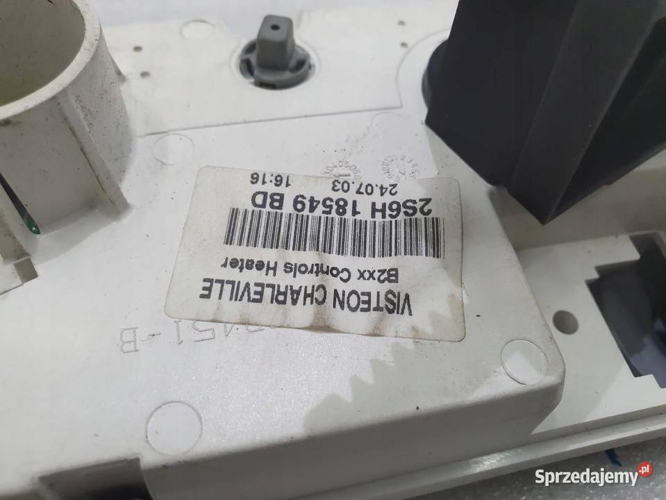 PANEL KLIMATYZACJI FIESTA MK6 2S6H18549BD