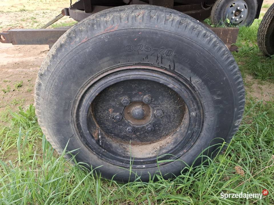 Przyczepa rolnicza D44B koła 825R20 stan