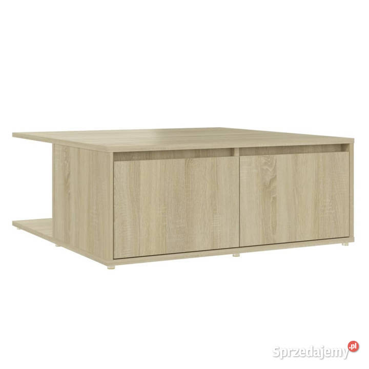 Stolik kawowy dąb sonoma 80x80x31 materiał Warszawa