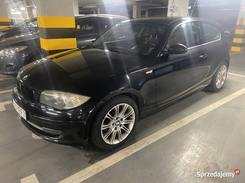 BMW 116i 2007 czarne komplet opon zimowych Radziszów
