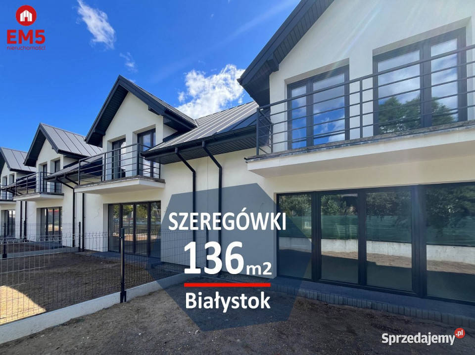 sprzedaży domu szeregowego 136 metrów Białystok sprzedam