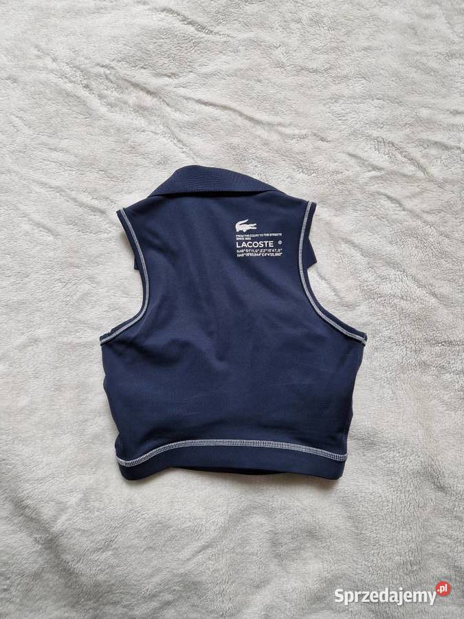 Nowy damski stanik sportowy w stylu polo Lacoste