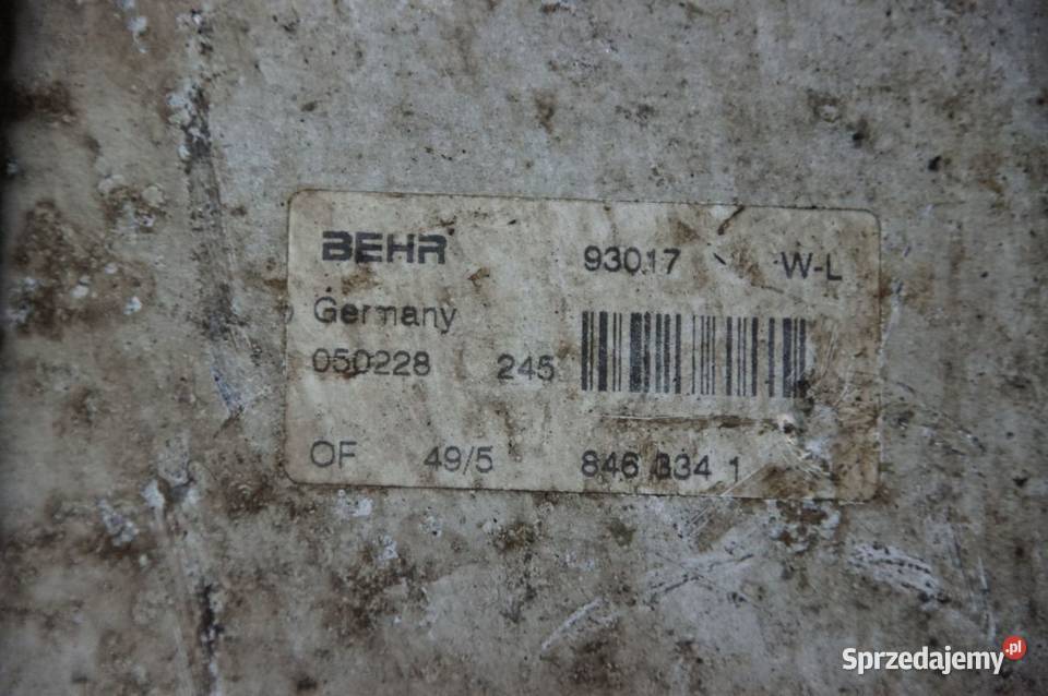 CHŁODNICZKA OLEJU PORSCHE CAYENNE I 8463341 Lipno