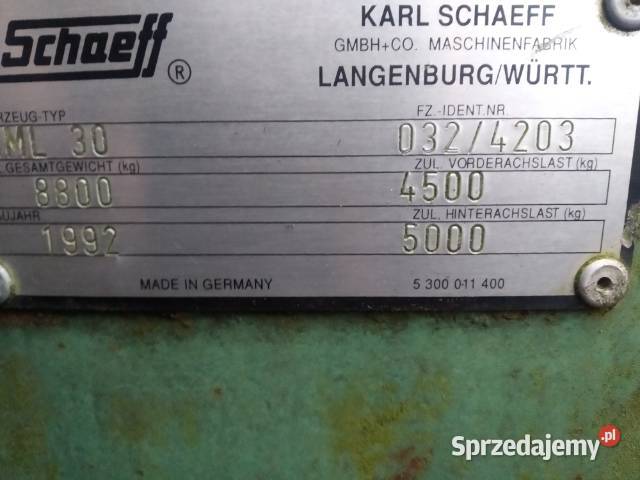 Koparka kołowa Schaeff w całości na części Koła Siedlce