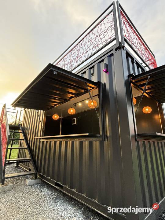 kontener morski 20HC bar gastronomia pawilon Rzeszów