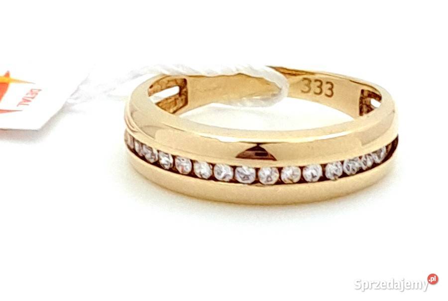 Pierścionek r15 Złoty pr333 obrączkowy z wielkopolskie Poznań