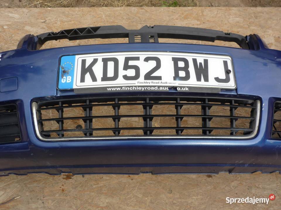 ZDERZAK PRZEDNI PRZÓD LZ5G AUDI A4 B6 CABRIO 02 Zbierkowo