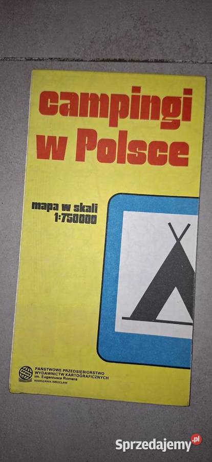 Campingi w Polsce 8 wydanie PRL oryginał 1981