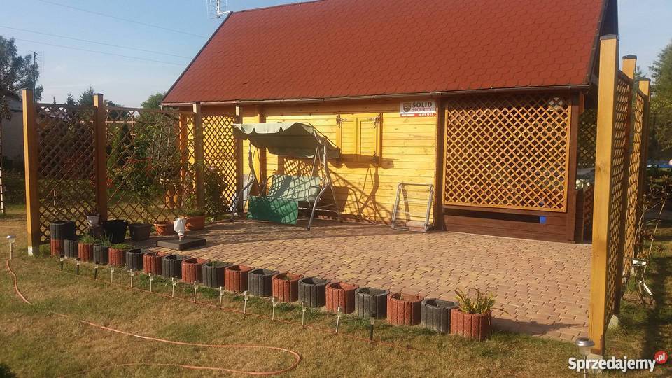 Działka rekreacyjna w Ochli z pięknym domkiem Zielona Góra