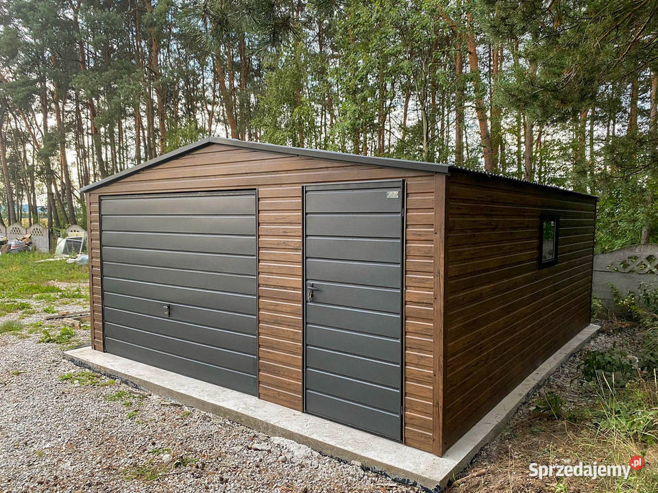 Garaż blaszany 5x6m brama drzwi okno małopolskie Zakopane