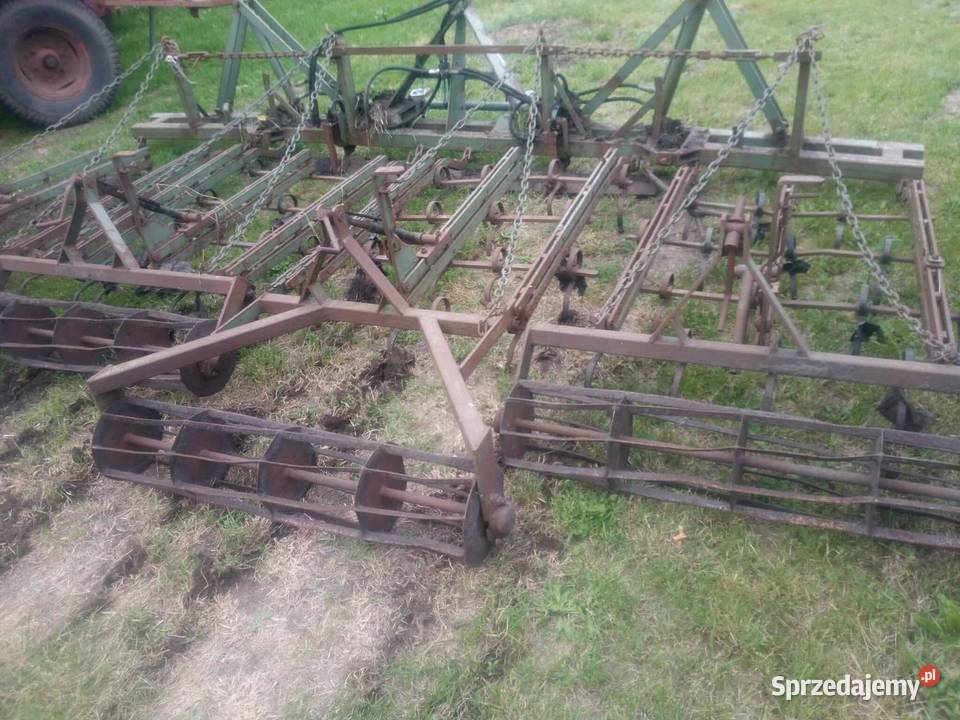 Brona uprawowa włóka ślepująca z wałkami Agregat kujawsko-pomorskie Wąbrzeźno