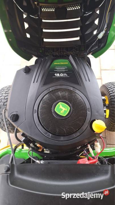 Traktorek kosiarka JOHN DEERE E110 47 Moto Brzóza Królewska