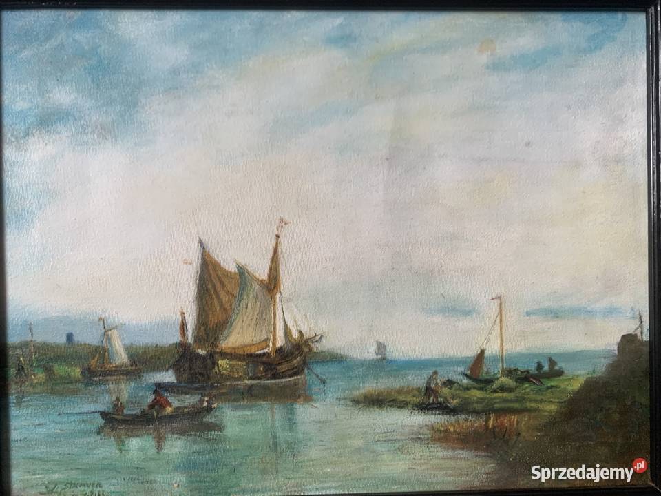 Obraz Łodzie nabrzeżu Łowicz