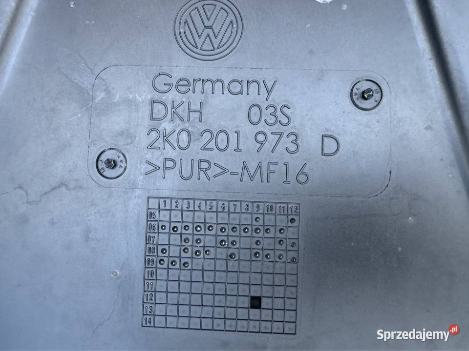 Osłona butli gazu cng Caddy 2K0 2K0201973D Międzychód