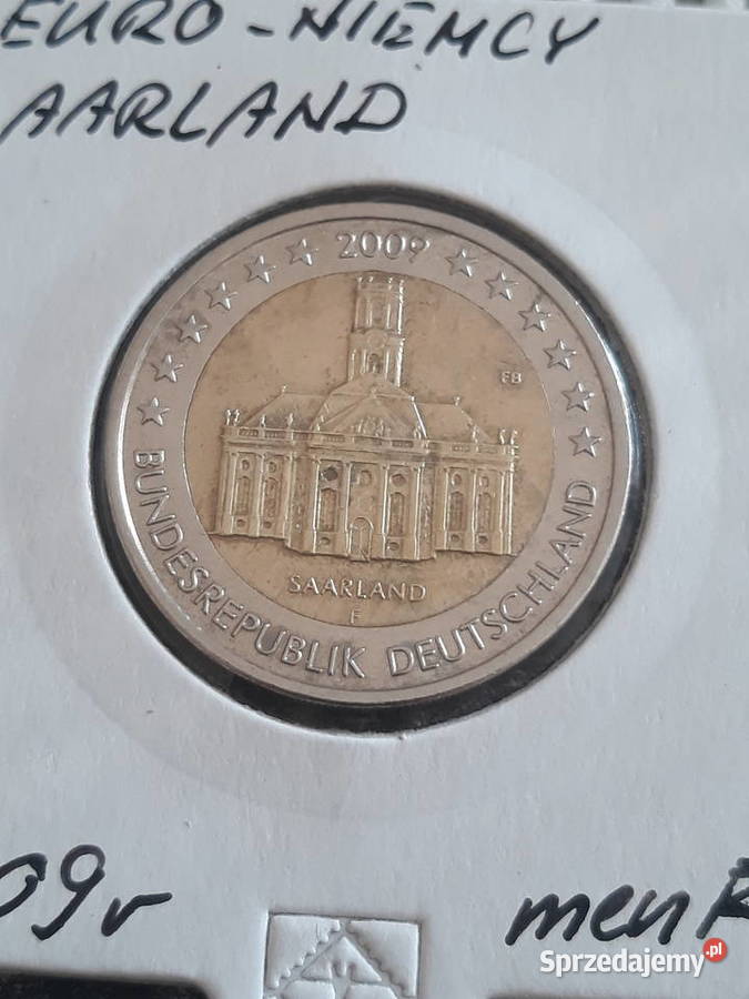2 Euro Niemcy Saarland 2009 r men F Konin