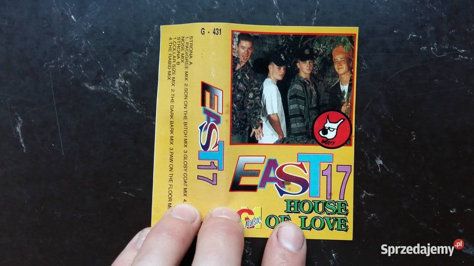 Kaseta magnetofonowa East 17 House of love Wyd Siemiatycze