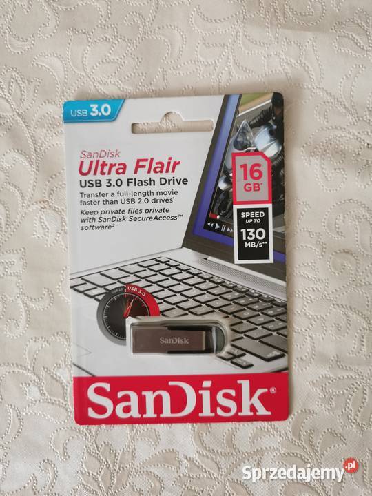 SanDisk Ultra Flair USB 30 Flash Drive 16GB śląskie Ruda Śląska
