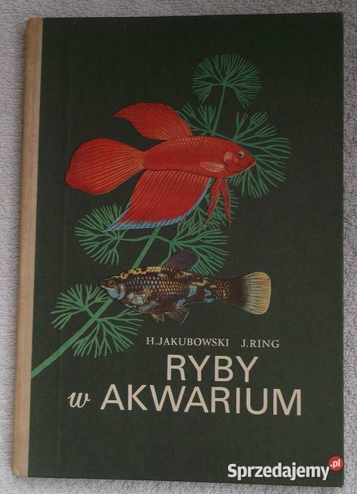 książka Ryby w akwarium Rok wydania 1990 Suwałki sprzedam