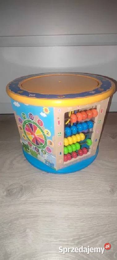 Drewniana kostka edukacyjna sorter liczydło 8w1 Edukacyjne