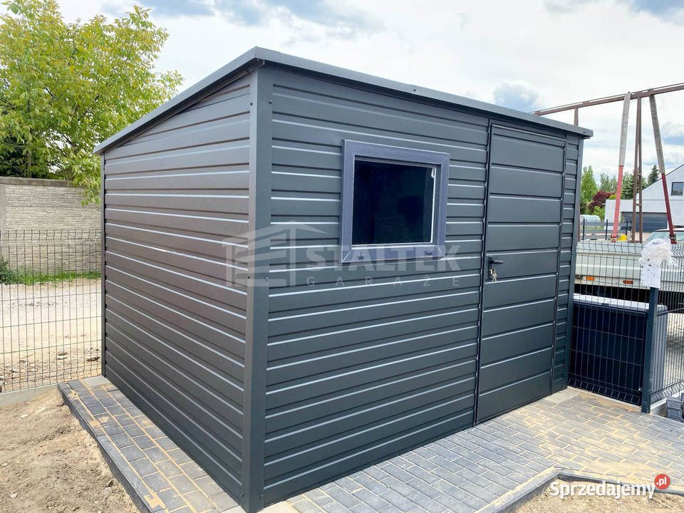 Schowek Domek Ogrodowy 25x2m Drzwi okno dach łódzkie