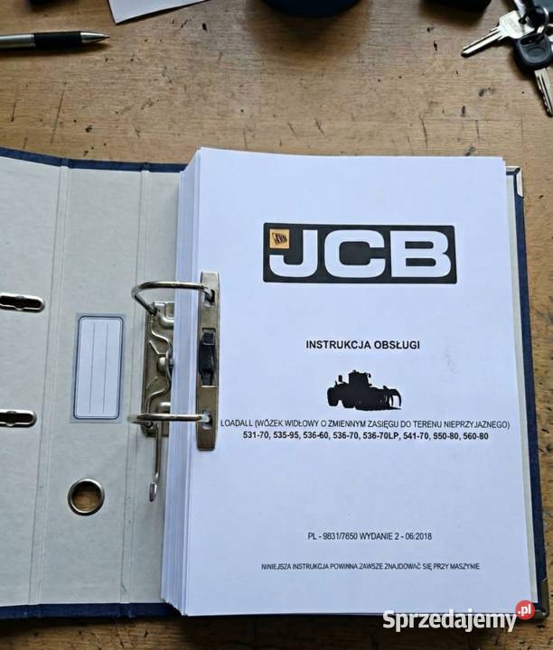 KATALOG CZĘŚCI INSTRUKCJA NAPRAW DTR Maszyny