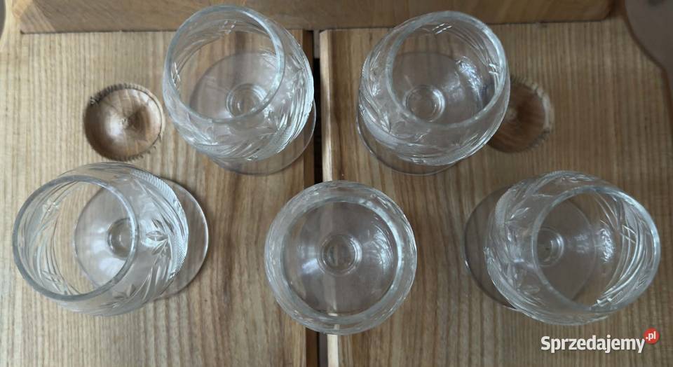 Kryształowe Kieliszki PRL 12 Bukowina Tatrzańska