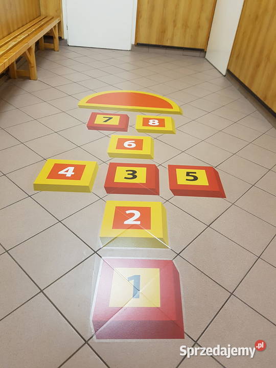 Klasy 3D Pomarańczowe gry korytarzowe naklejki Opole sprzedam