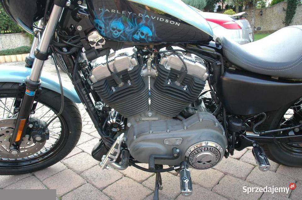 HarleyDavidson Sportster 12 90 2007r Niski Motocykle, skutery, quady Zagrody