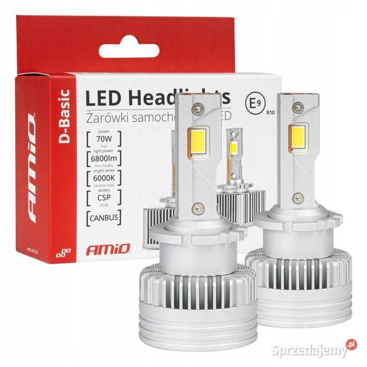 ŻARNIKI D2S ŻARÓWKI LED AMIO D2S D2R Gniezno