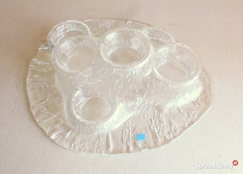 Świecznik Szklany Fiński Meri Lasi Katowice