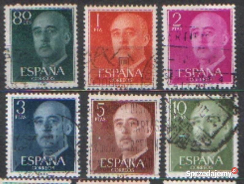 Zn Hiszpania Mi 1059 53 5 kas 1955 Filatelistyka Gliwice sprzedam