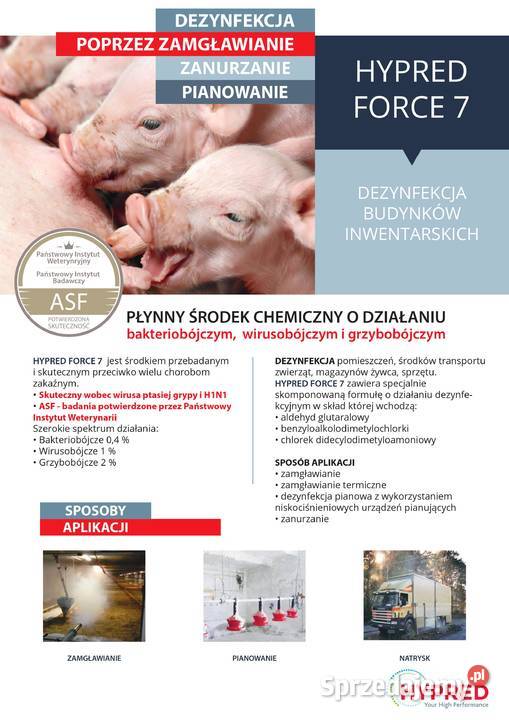 Hypred Force 7 5 Dezynfekcja pomieszczeń STOP Bydgoszcz