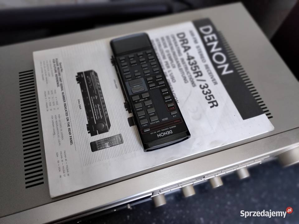 Denon DRA435R pilotkolumny zg25 zachodniopomorskie Rurzyca sprzedam