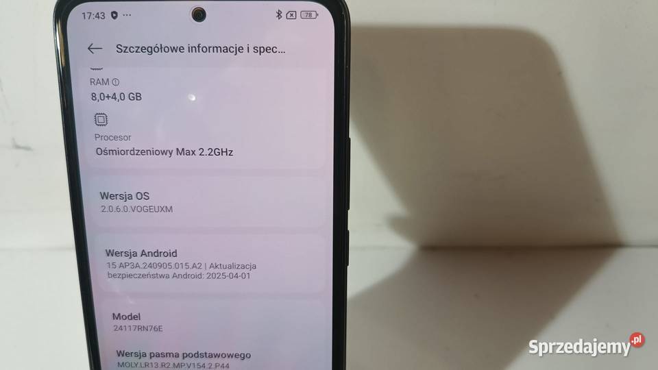 Smartfon Redmi Note 14 8256GB Katowice